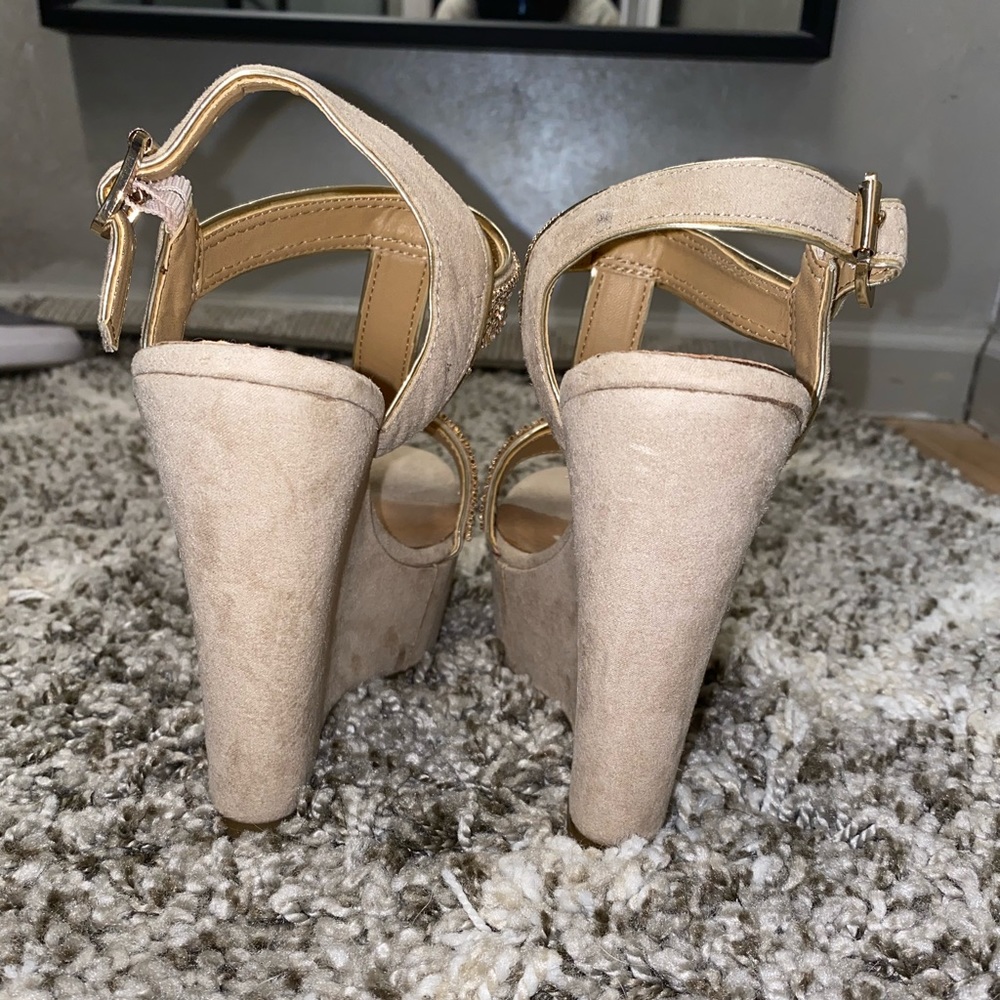 ALDO Rhinestone platform sandals - Picture 2 of 4